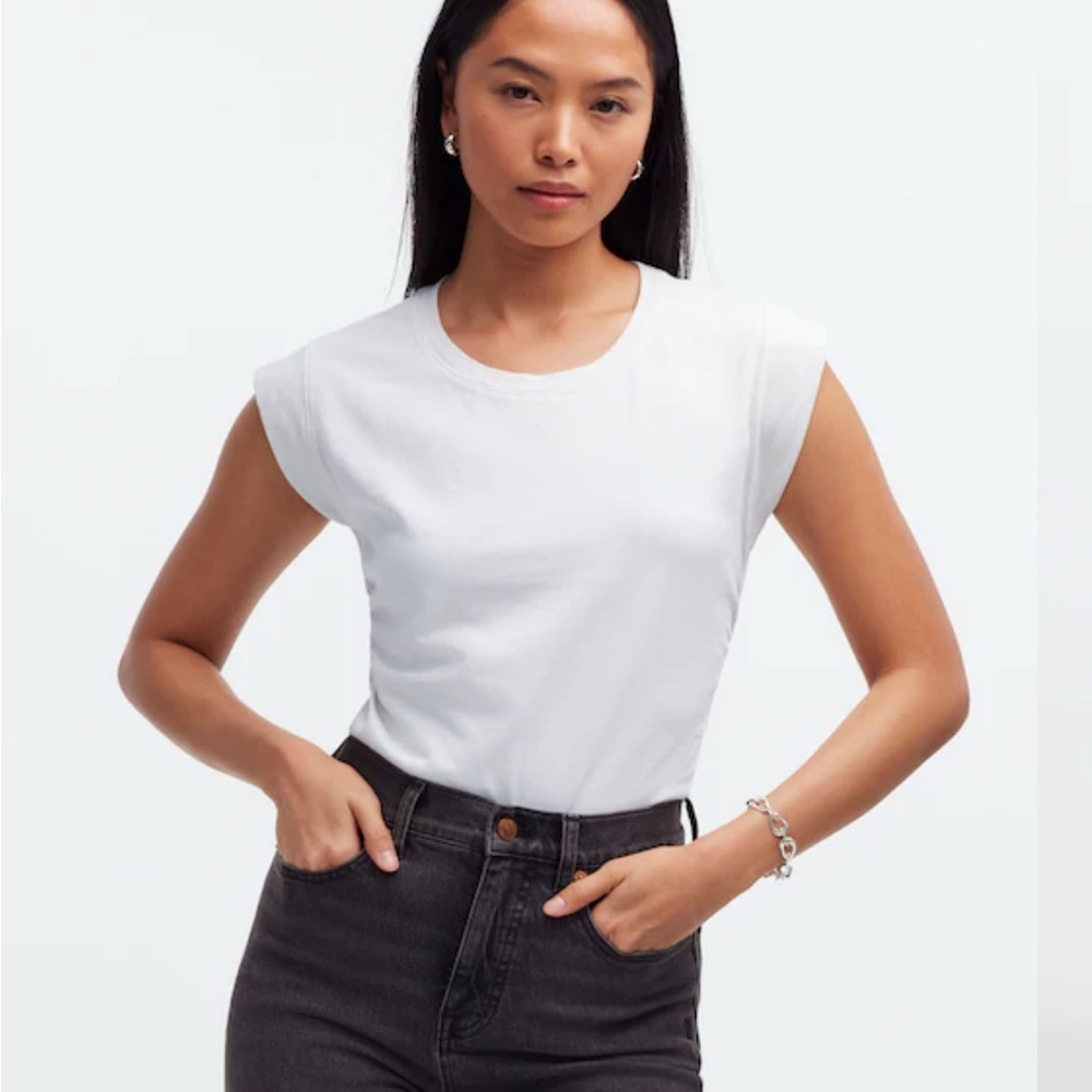 Madewell White Short Sleeve Tee